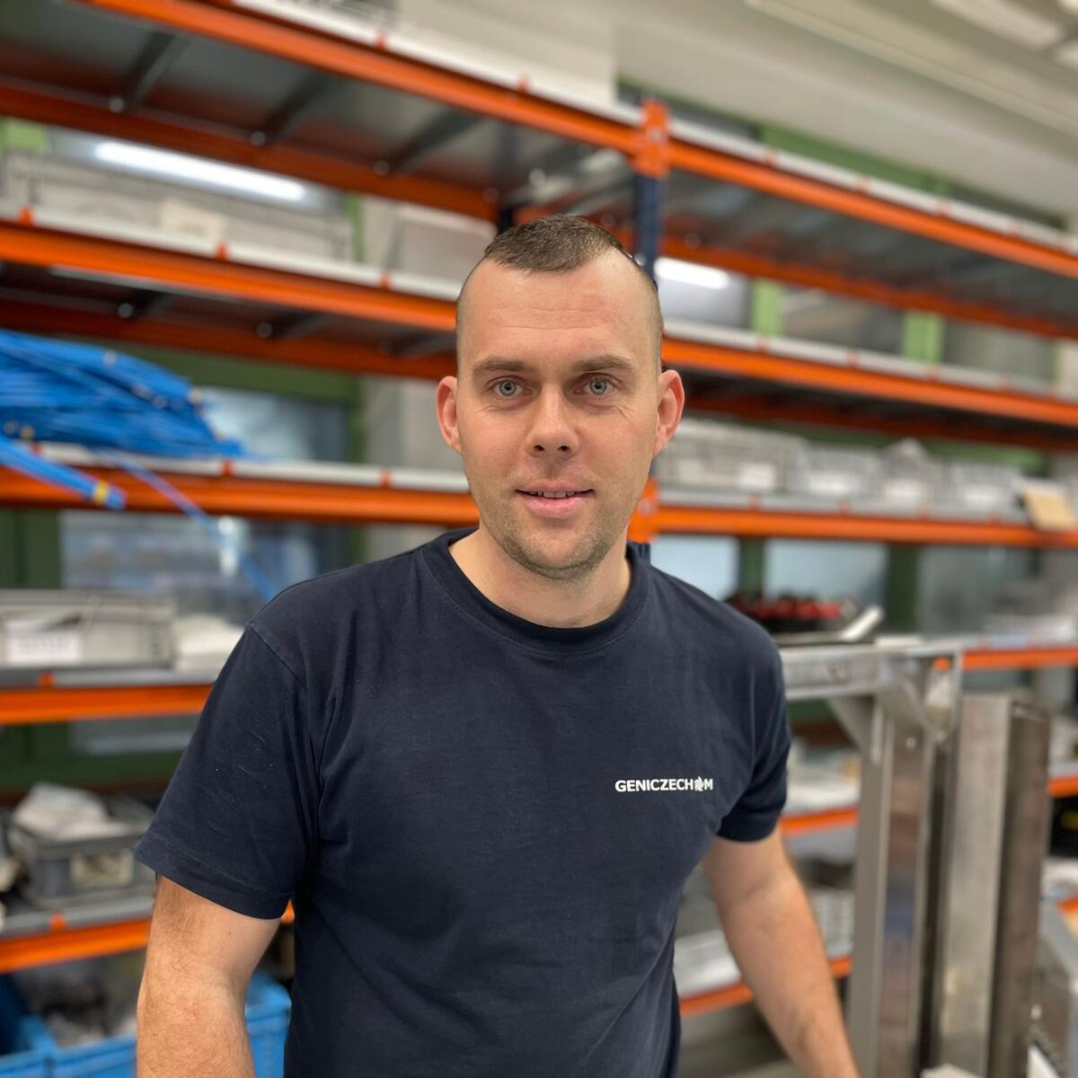 Tomáš vedoucí montáží